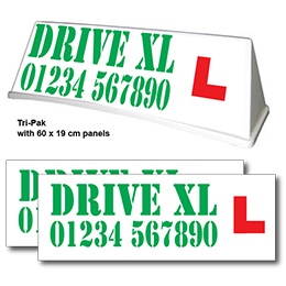 White Mini Rover Magnetic Roof Sign | Grade Six Supplies