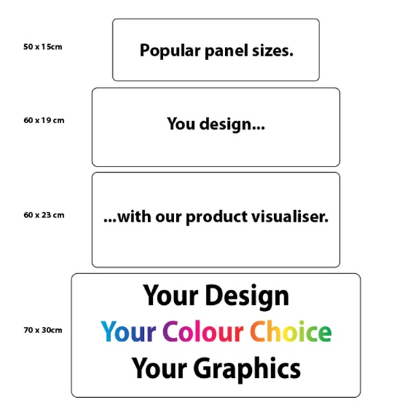 Custom Design Adhesive Panels FROM